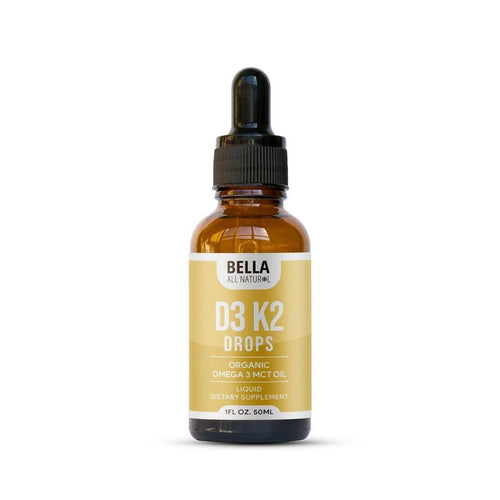 Organic D3 K2 Drops Omega 3 MCT Oil