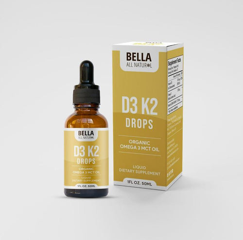 Organic D3 K2 Drops Omega 3 MCT Oil